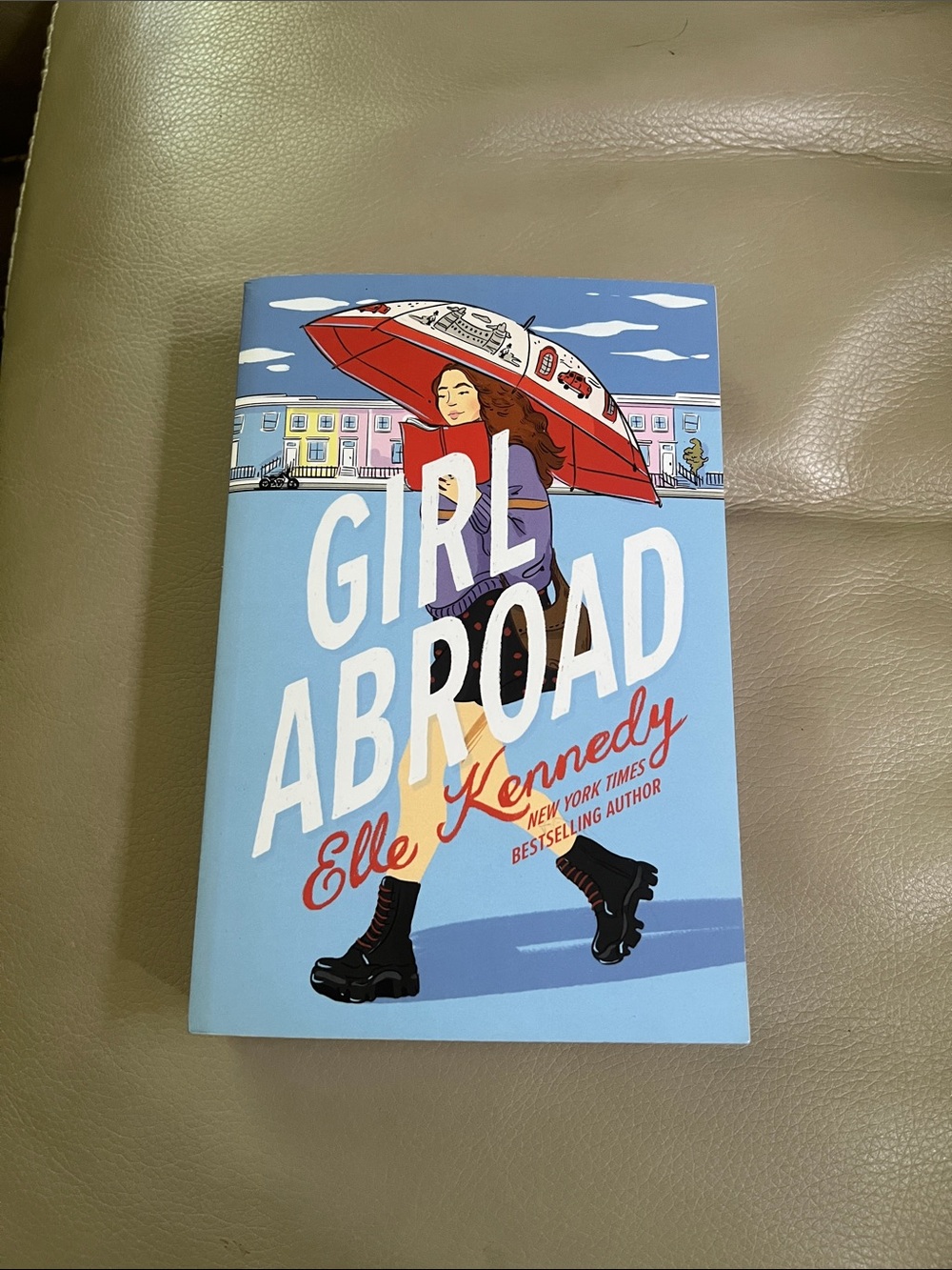 Girl Abroad by Elle Kennedy - Light Blue Paperback